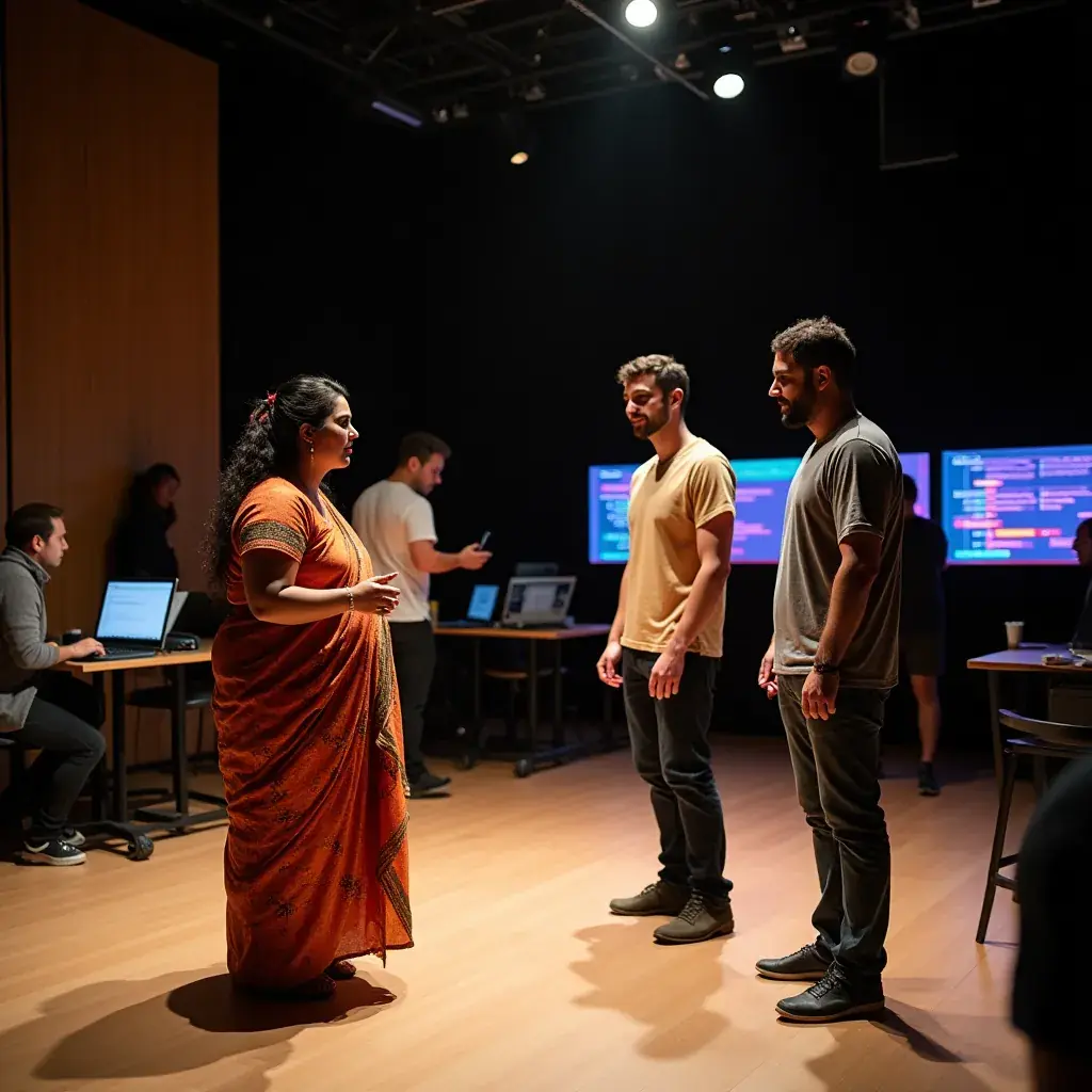 Professional team collaboration